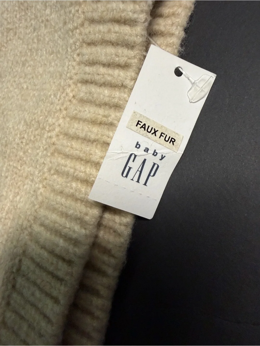 BNWT BABY GAP CASHSOFT POM HAT & MITTENS SET OATMEAL HEATHER SIZE 12-24 MONTHS
